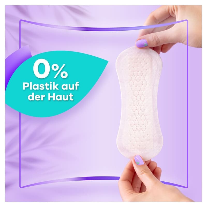 Always Daily Fresh Slipeinlagen Normal, mit 100 % pflanzenbasierten Fasern, 42 Stück, ohne Duft
