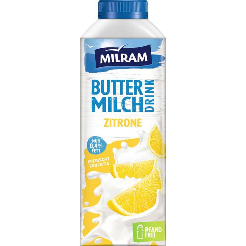 Milram Fruchtbuttermilch Zitrone