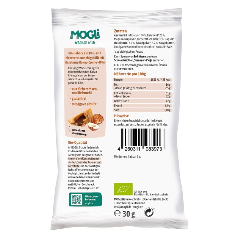 Mogli Bio Nuss Creme Ecken