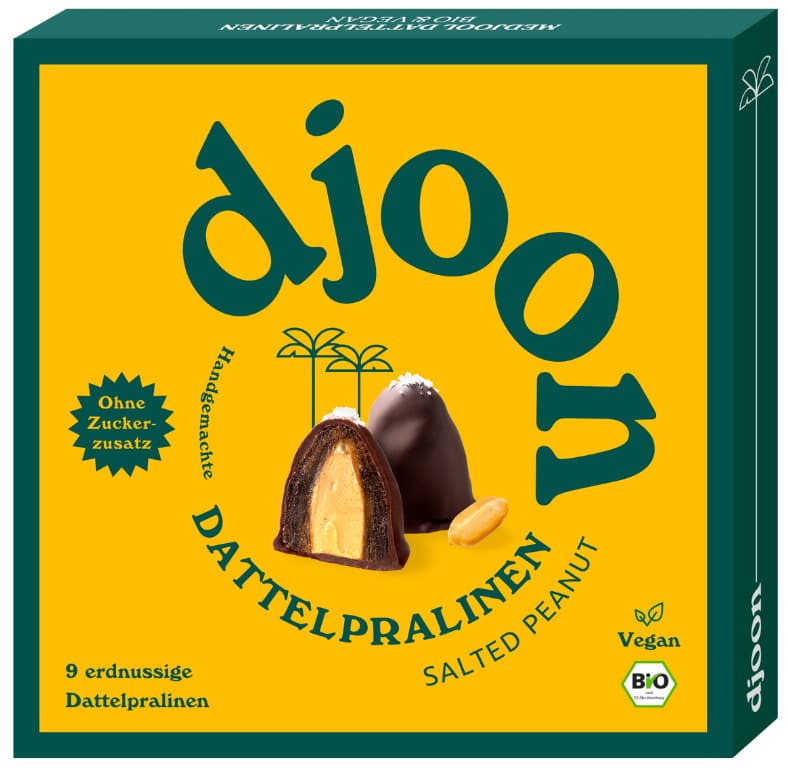 djoon ORGANIC vegan date pralines Salted Peanut