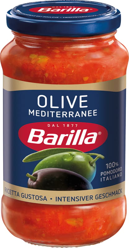 Barilla Pastasauce Olive Mediterranee