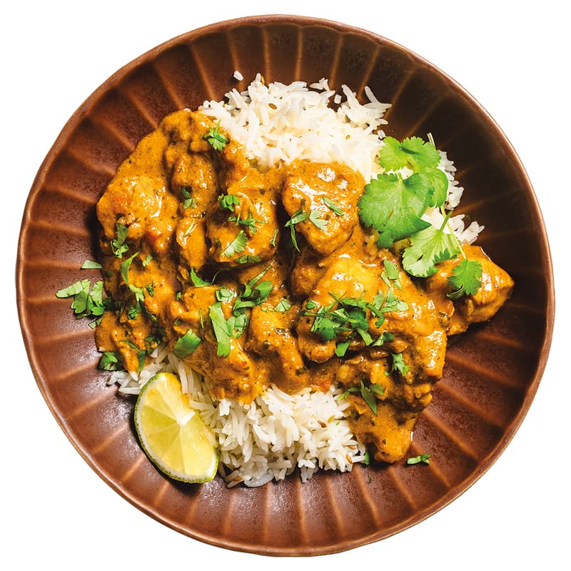 voila chef Butter Chicken mit Reis