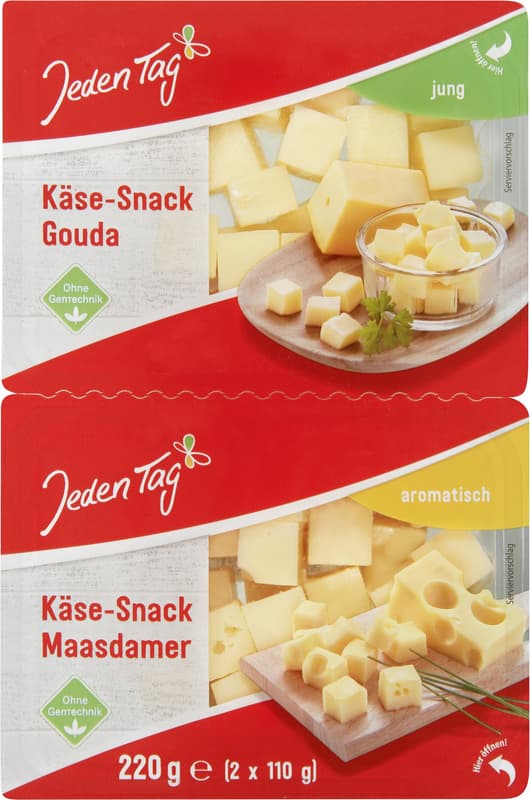 Jeden Tag Käse-Snack Gouda/Maasdamer
