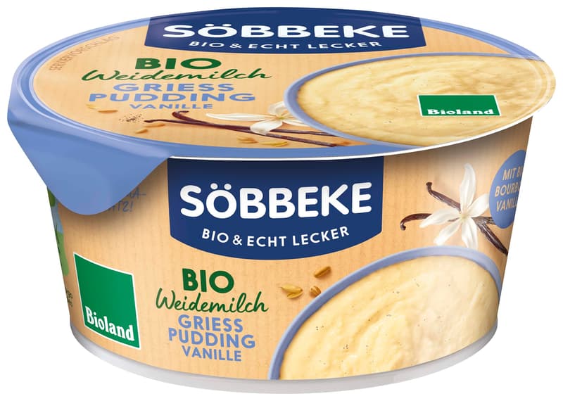 Söbbeke BIO Grießpudding Vanille