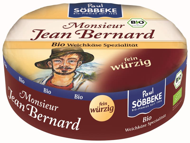 Söbbeke BIO Weichkäse Monsieur Jean Bernard würzig