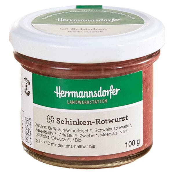 Herrmannsdorfer BIO Schinken-Rotwurst