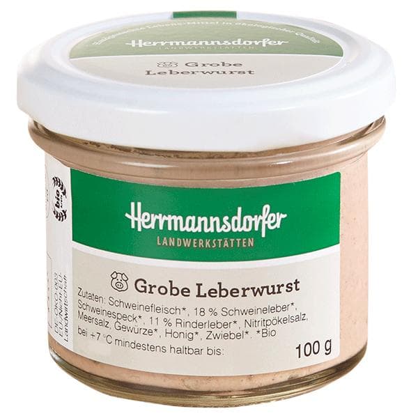 Herrmannsdorfer BIO Grobe Leberwurst
