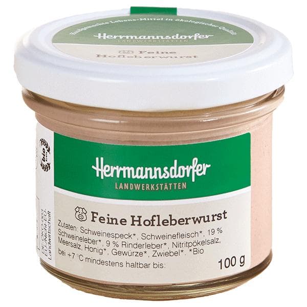 Herrmannsdorfer BIO Feine Leberwurst