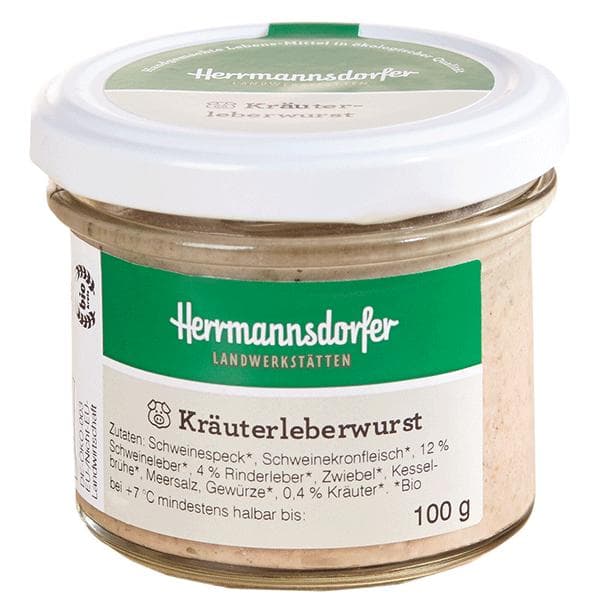 Herrmannsdorfer ORGANIC Herb Liver Sausage