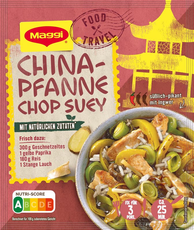 MAGGI Food Travel Fix für China-Pfanne Chop Suey