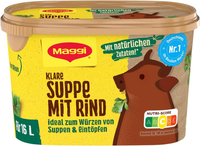 MAGGI Klare Fleischsuppe mit Rind