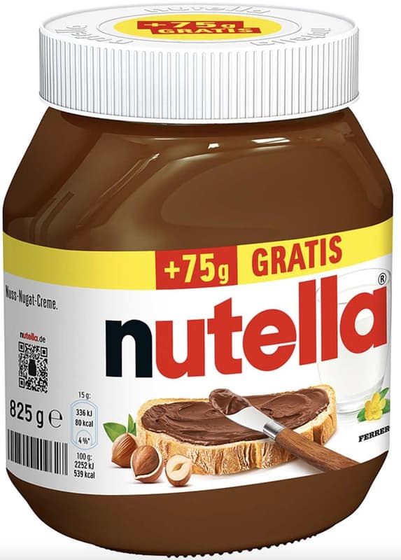 Nutella +75g Free
