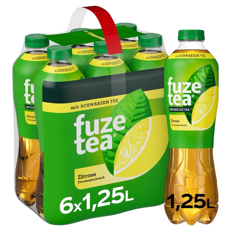 Fuze Tea Black Tea Lemon 6 x 1.25l (ONE WAY)