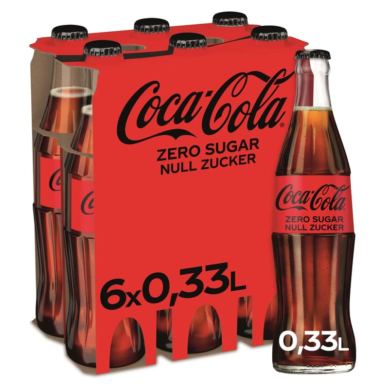 Coca-Cola Zero Sugar 6x0.33l (refillable)