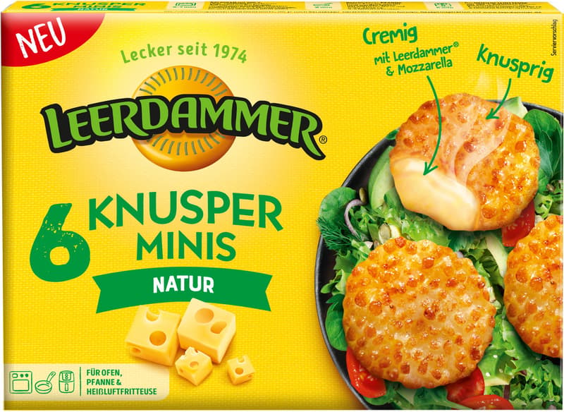 Leerdammer Knusper Minis Natur