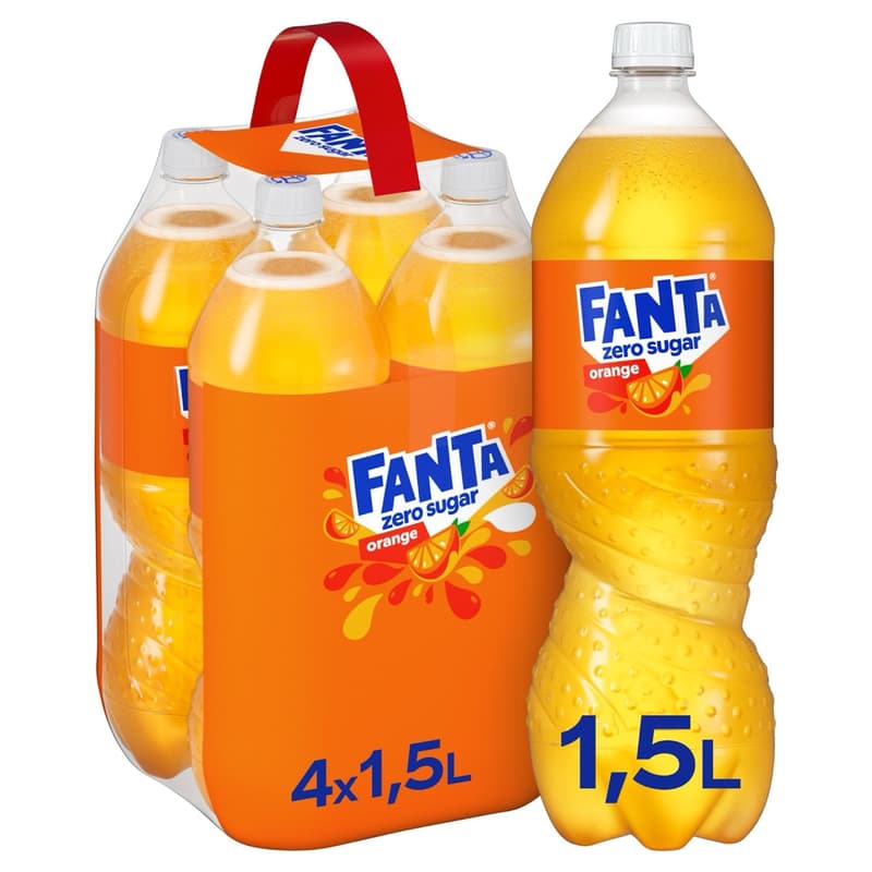 Fanta Zero Sugar Orange 4x1,5l (EINWEG)