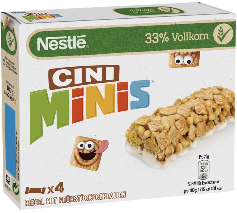 Cini Minis Riegel mit Zimtgeschmack 4er