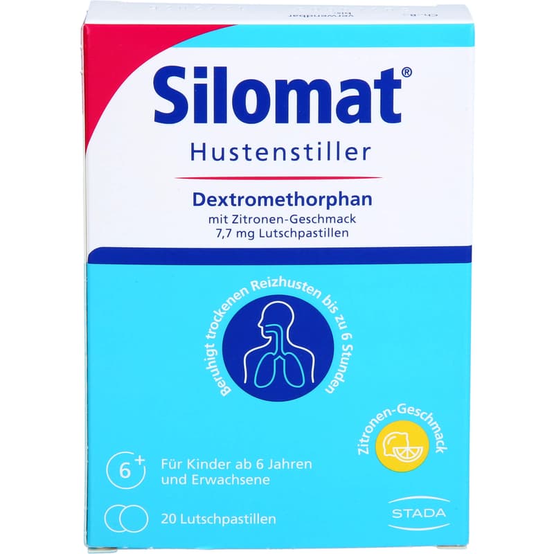 SILOMAT Cough Suppressant DMP Lemon Flavor 7.7mg LUP