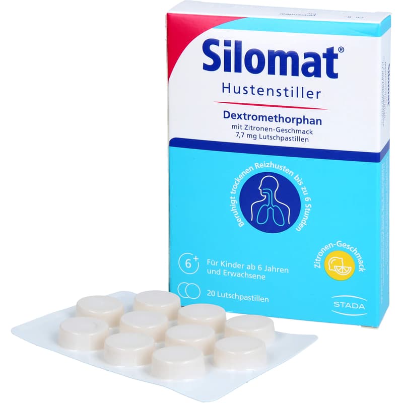 SILOMAT Cough Suppressant DMP Lemon Flavor 7.7mg LUP