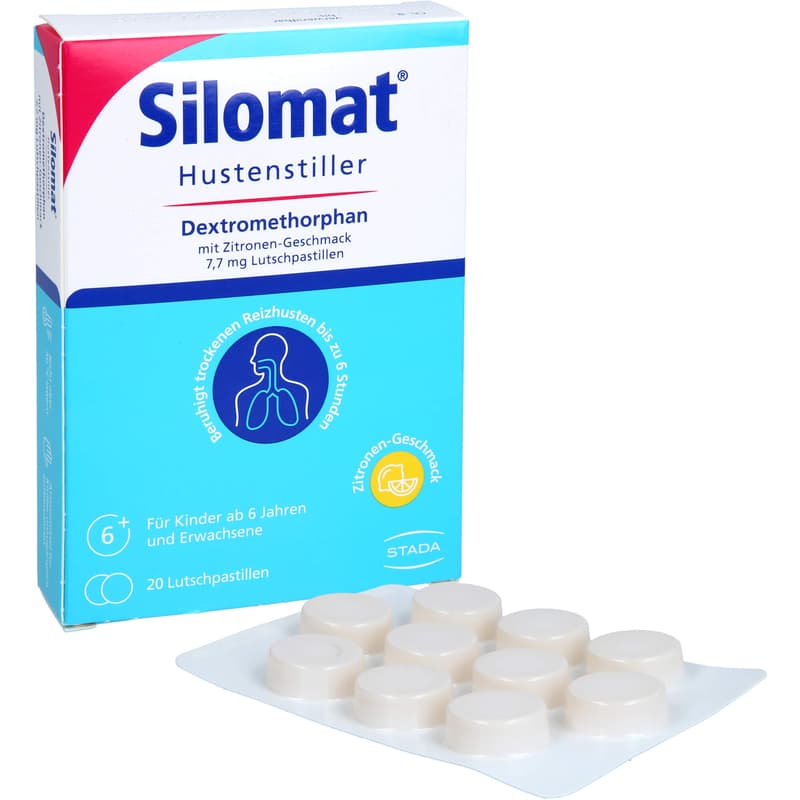 SILOMAT Cough Suppressant DMP Lemon Flavor 7.7mg LUP