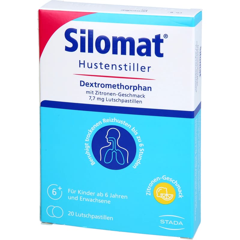 SILOMAT Cough Suppressant DMP Lemon Flavor 7.7mg LUP