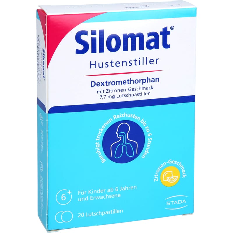 SILOMAT Cough Suppressant DMP Lemon Flavor 7.7mg LUP