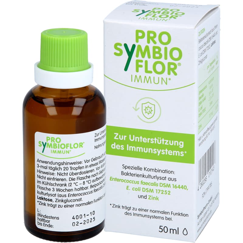 PRO-SYMBIOFLOR Immun mit Bakterienkulturen & Zink