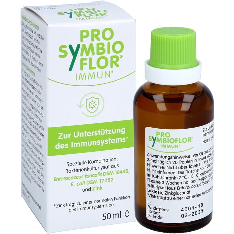 PRO-SYMBIOFLOR Immun mit Bakterienkulturen & Zink