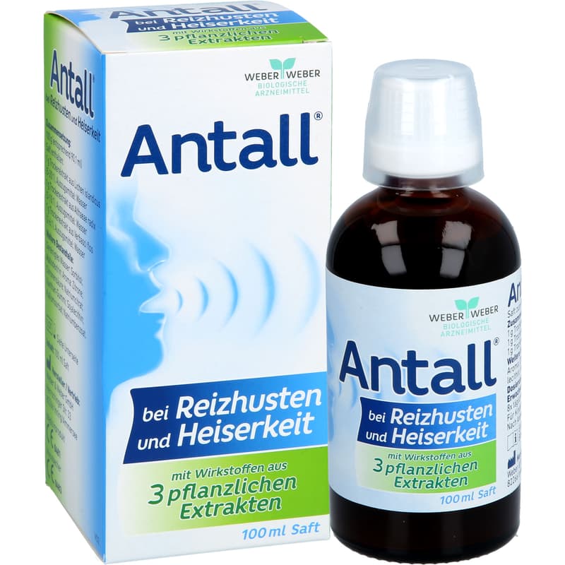 ANTALL bei Reizhusten und Heiserkeit Saft