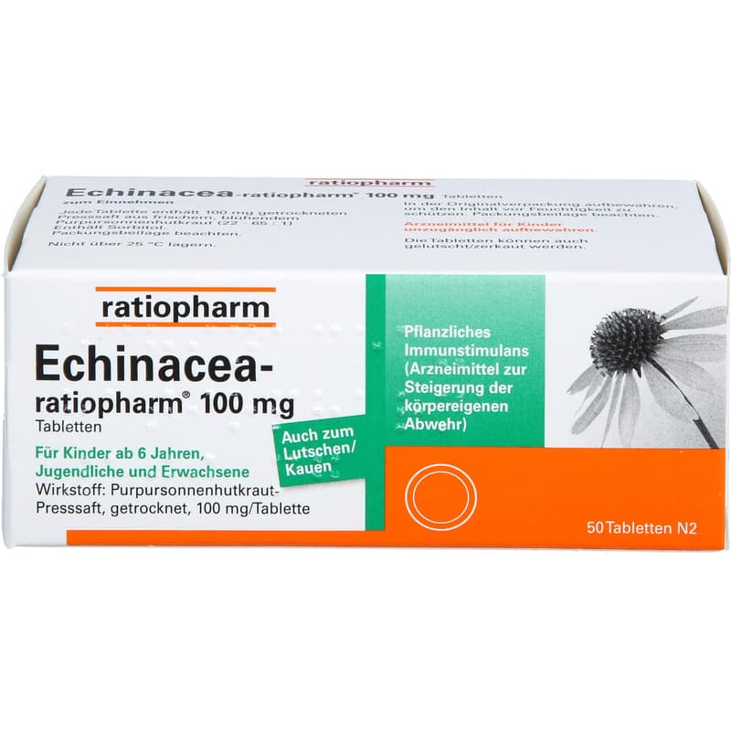 ECHINACEA-RATIOPHARM 100 mg Tabletten