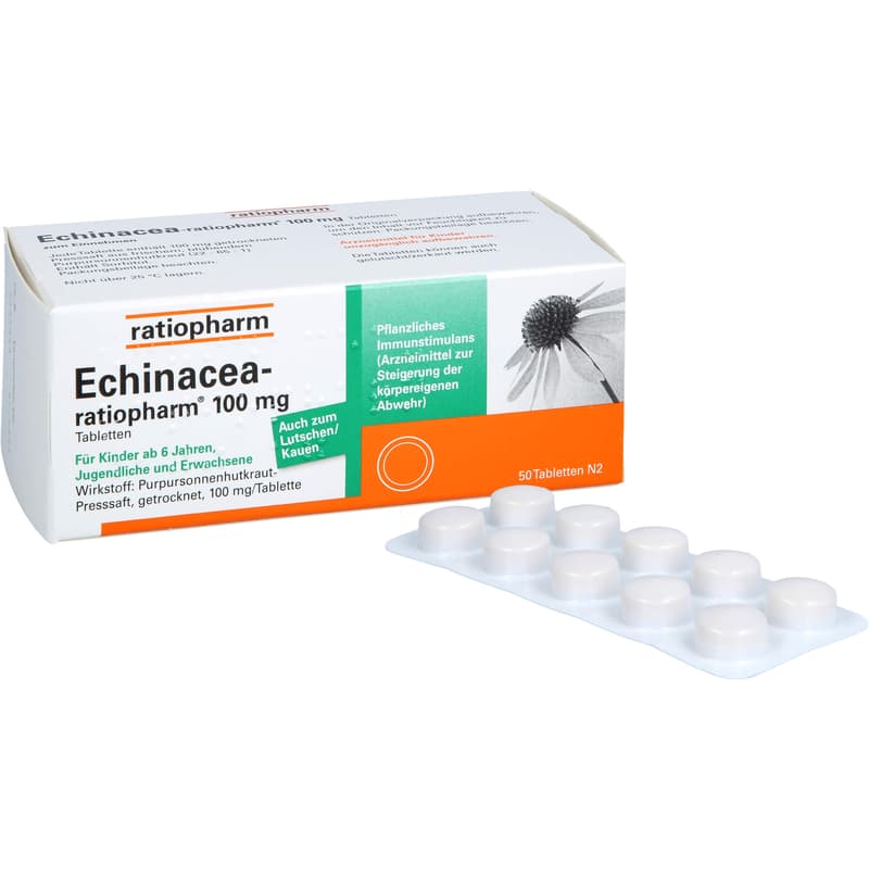 ECHINACEA-RATIOPHARM 100 mg Tabletten