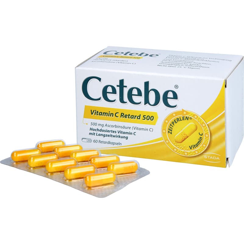 CETEBE Vitamin C Retardkapseln 500 mg