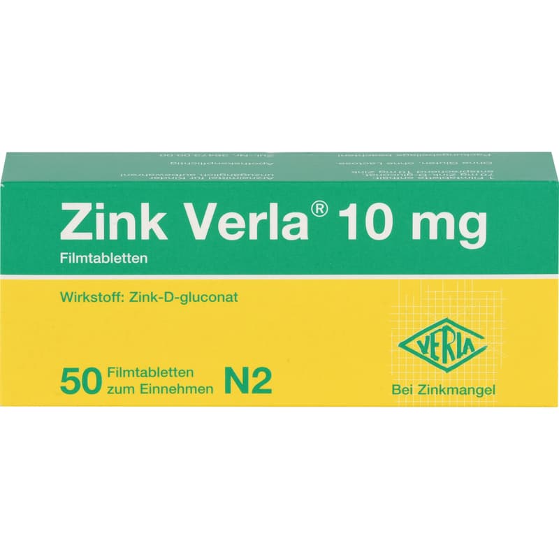 ZINK VERLA 10 mg Filmtabletten