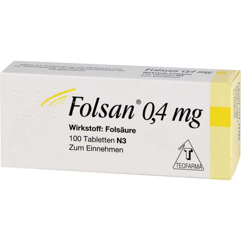 FOLSAN 0,4 mg Tabletten