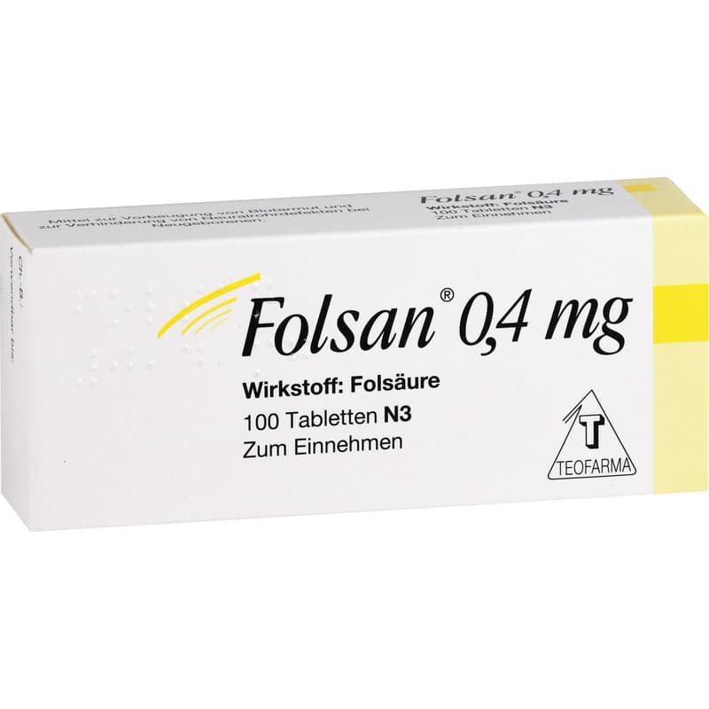 FOLSAN 0,4 mg Tabletten
