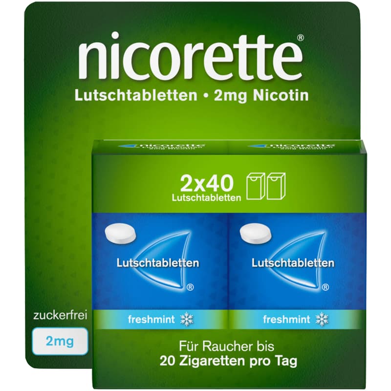 NICORETTE freshmint 2 mg compressed lozenges