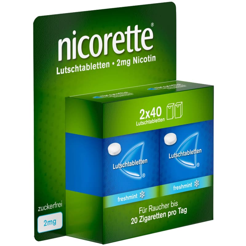NICORETTE freshmint 2 mg compressed lozenges