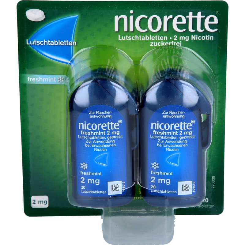 NICORETTE freshmint 2 mg compressed lozenges