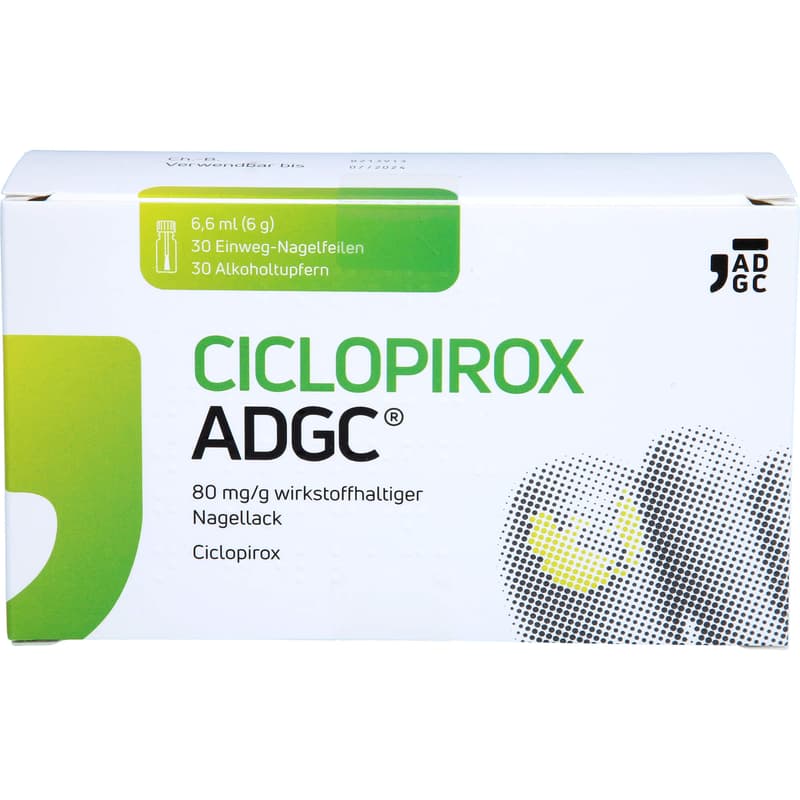 CICLOPIROX ADGC 80 mg/g wirkstoffhalt.Nagellack