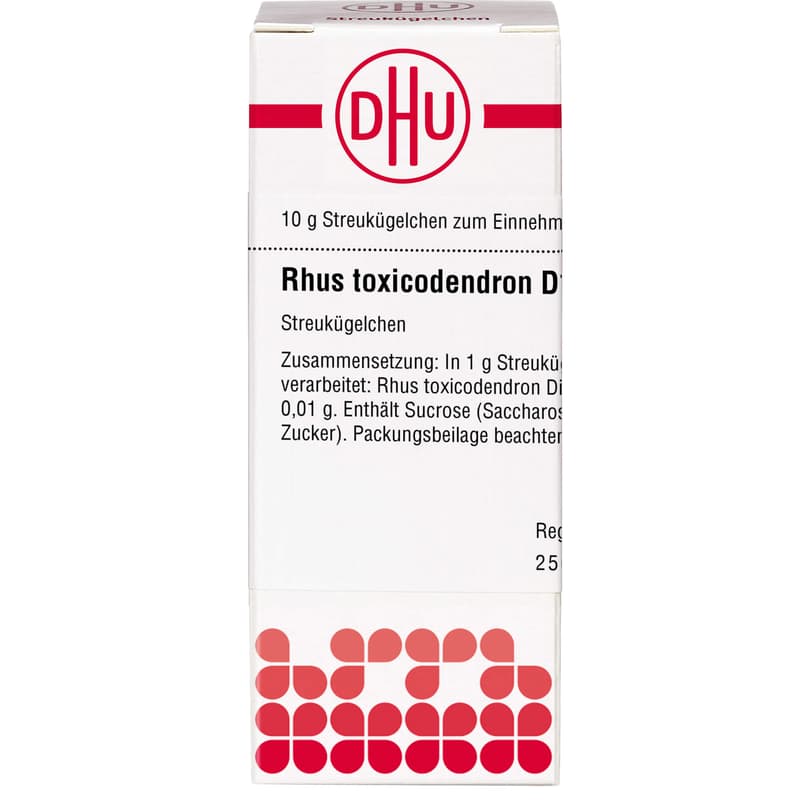 RHUS TOXICODENDRON D 12 Globuli