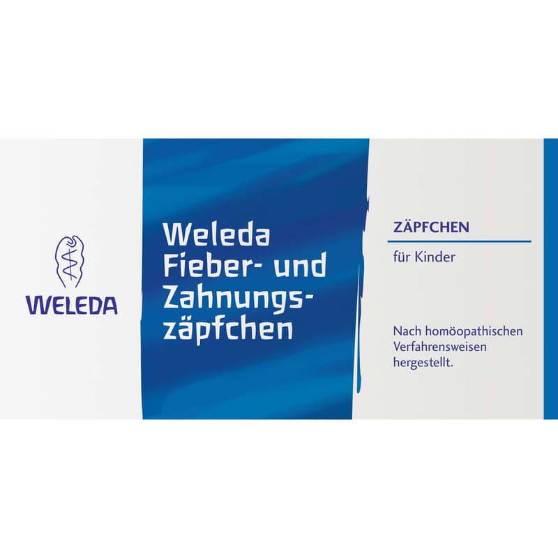 WELEDA Fieber- und Zahnungszäpfchen