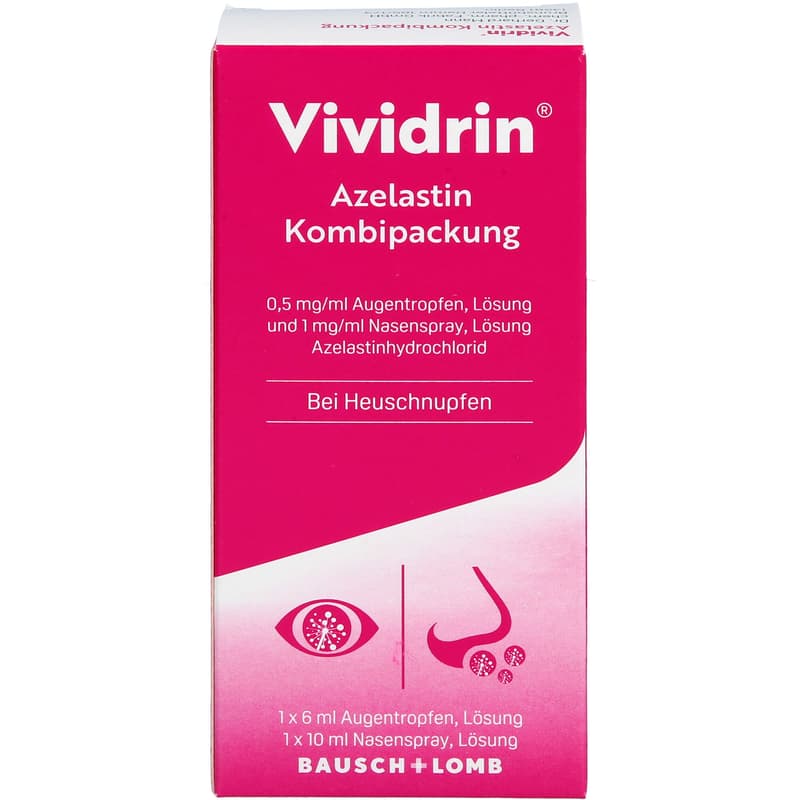 VIVIDRIN Azelastin Kombi.0,5 mg/ml ATR+1 mg/ml NAS