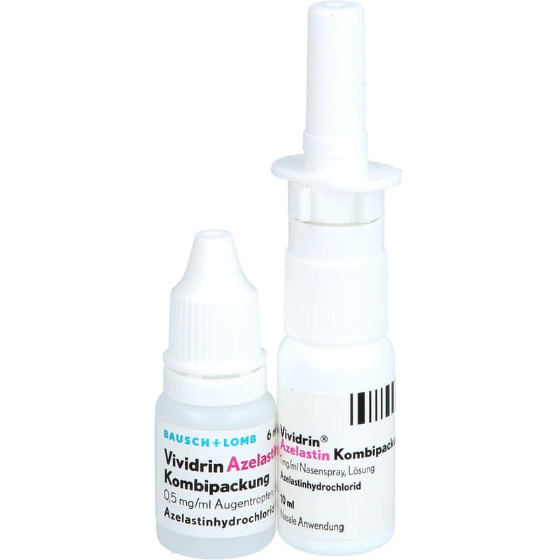 VIVIDRIN Azelastin Kombi.0,5 mg/ml ATR+1 mg/ml NAS