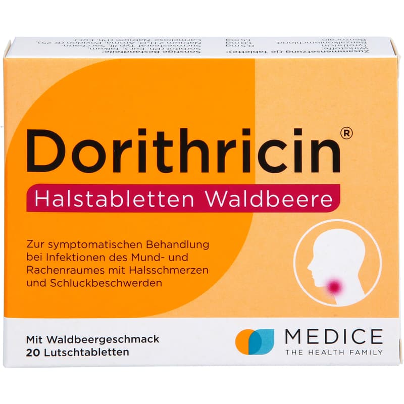 DORITHRICIN Halstabletten Waldbeere