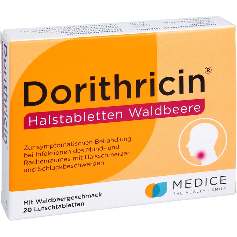 DORITHRICIN Halstabletten Waldbeere