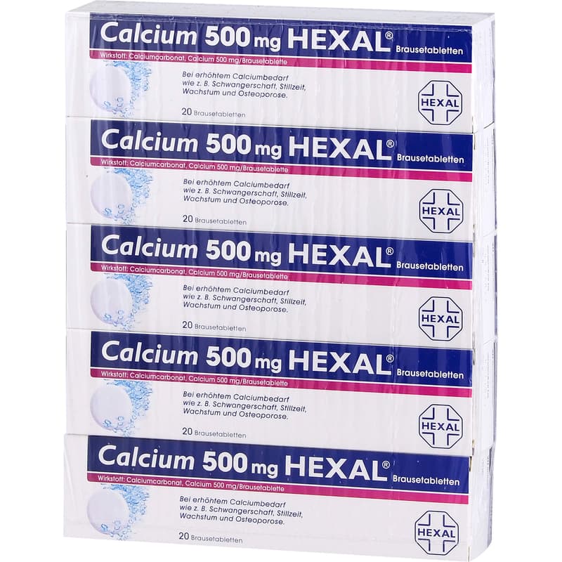 CALCIUM 500 HEXAL Brausetabletten