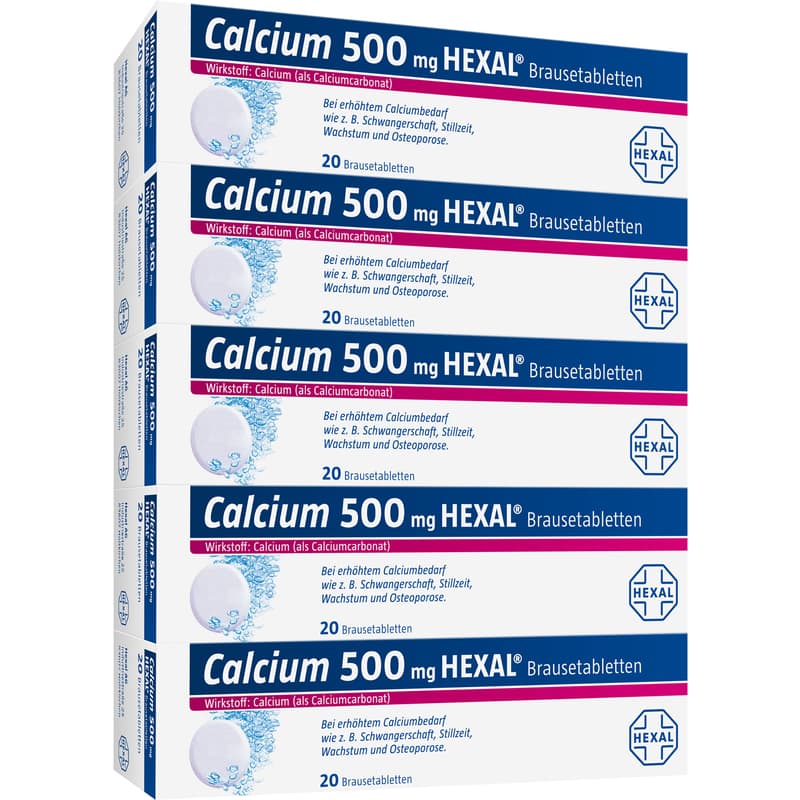 CALCIUM 500 HEXAL Brausetabletten