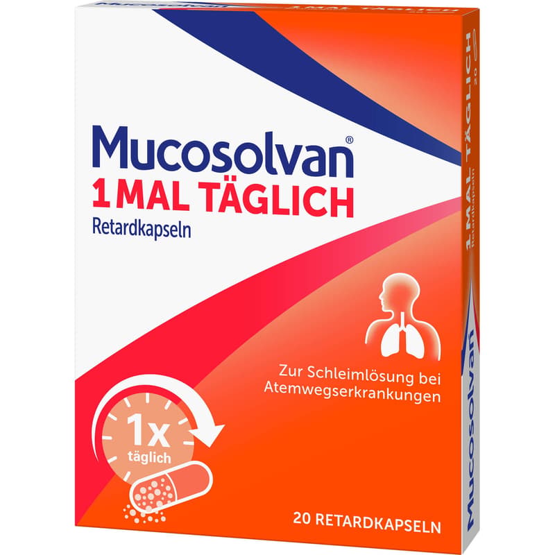 MUCOSOLVAN 1mal täglich Retardkapseln