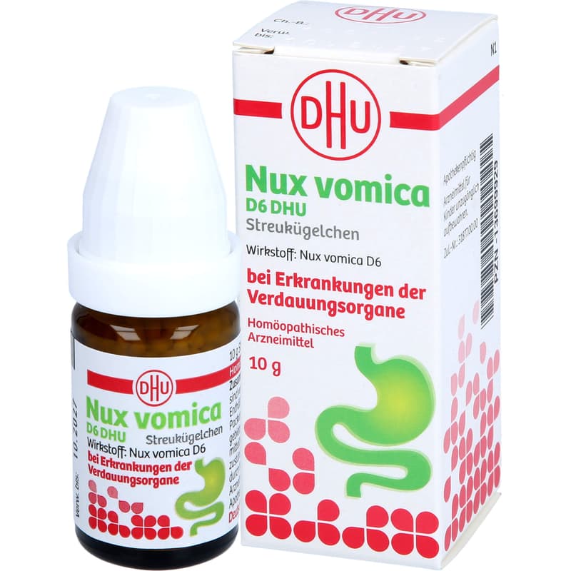 NUX VOMICA D 6 DHU Glob.bei Erkr.d.Verdauungsorg.