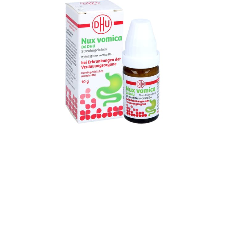 NUX VOMICA D 6 DHU Glob.bei Erkr.d.Verdauungsorg.